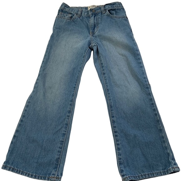Girls Bootcut Denim Jeans Sz 6 Light Wash Childrens Place - Picture 1 of 10